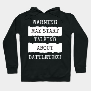 Warning about Battletech Hoodie